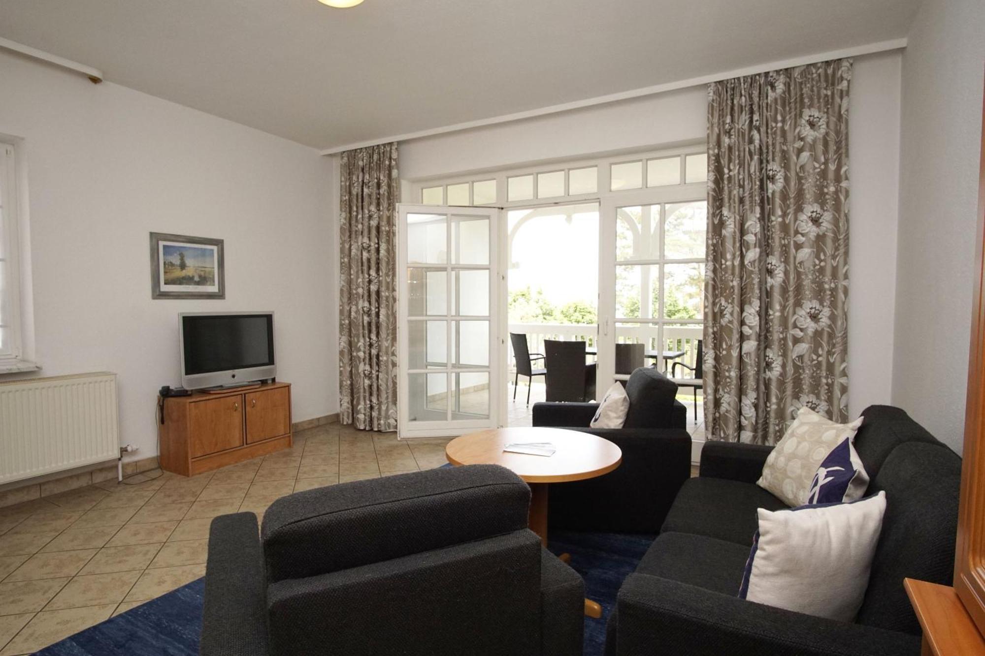 Aparthotel Ostsee Fewo 6 Balkon, Meerblick, Strand Binz Zewnętrze zdjęcie