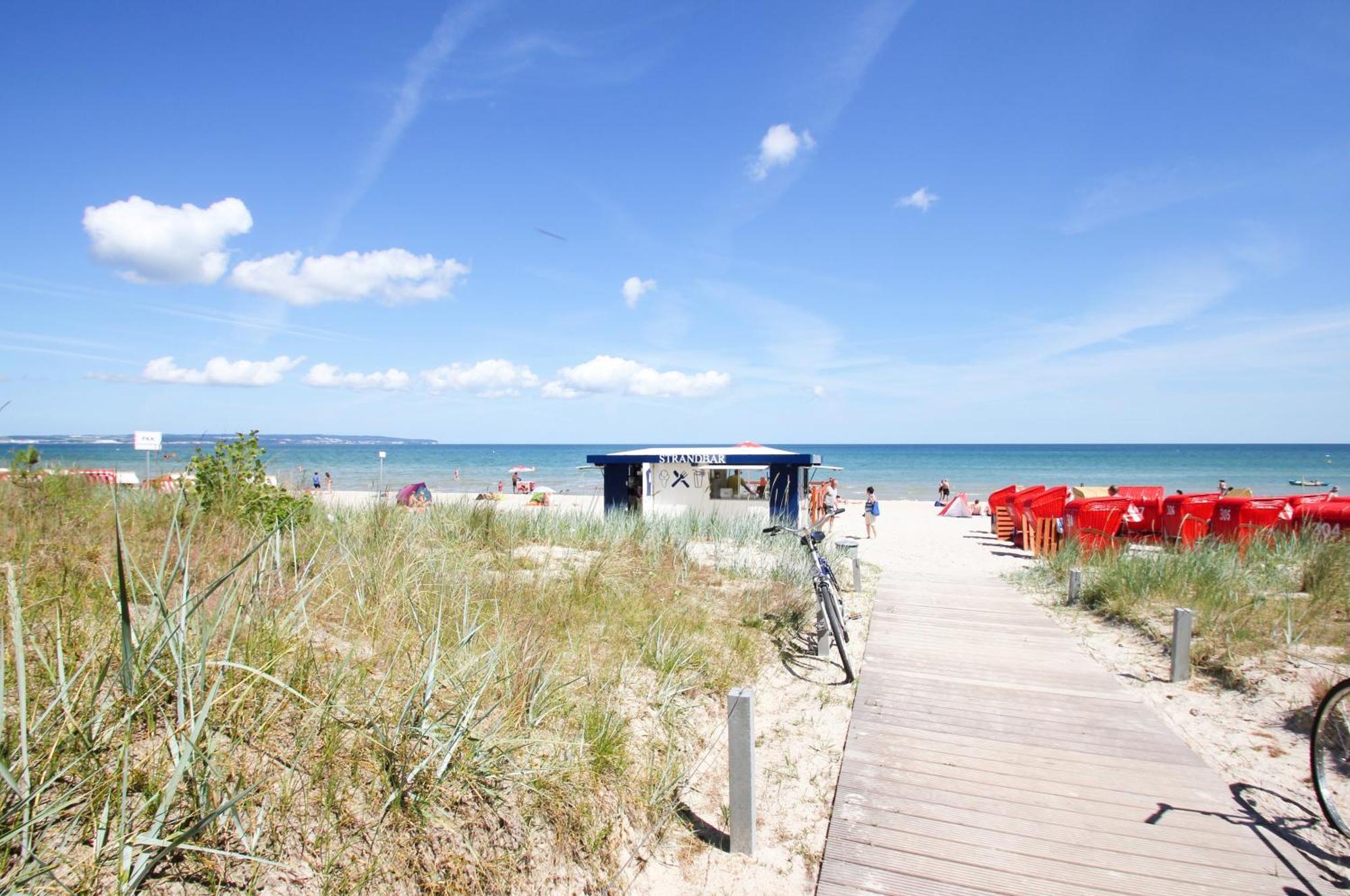 Aparthotel Ostsee Fewo 6 Balkon, Meerblick, Strand Binz Zewnętrze zdjęcie